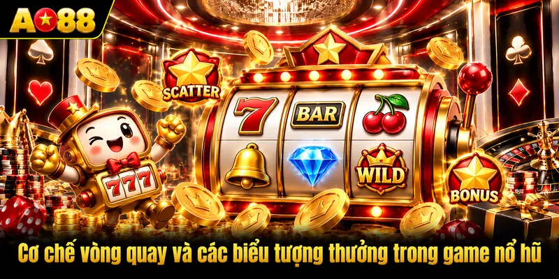 Cơ chế vòng quay và các biểu tượng thưởng trong game nổ hũ