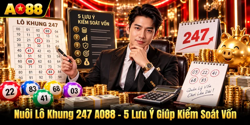 Nuôi Lô Khung 247 AO88 - 5 Lưu Ý Giúp Kiểm Soát Vốn